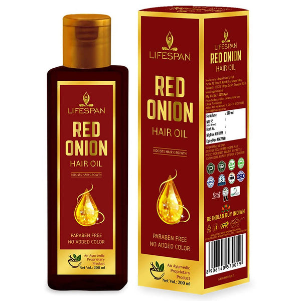LifeSpan Red Onion Hair Oil - Distacart