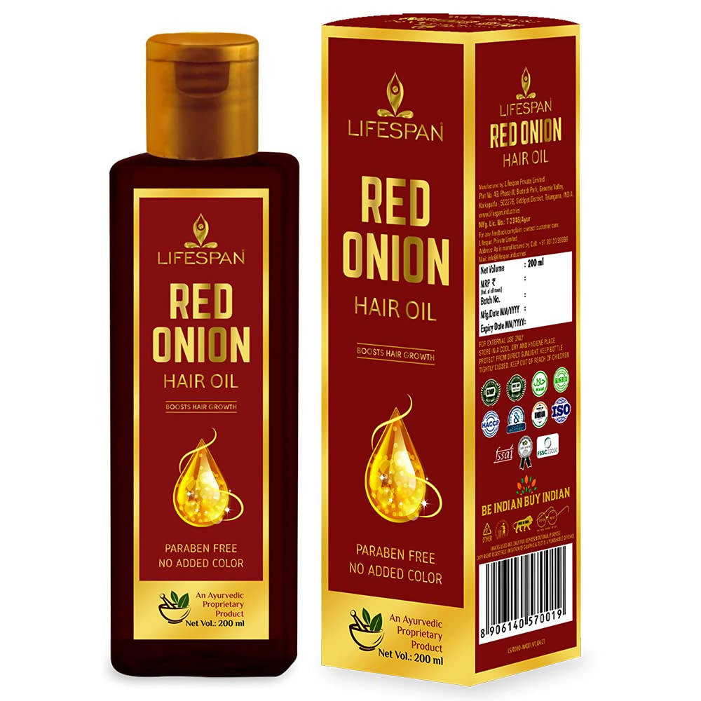 LifeSpan Red Onion Hair Oil - Distacart