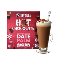 Thumbnail for Bevzilla Hot Chocolate Powder (Cinnamon) Drink Powder With Organic Date Palm Jaggery - Distacart