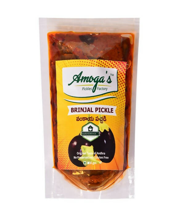 Amoga's Pickles Factory Brinjal Pickle Andhra Style - Distacart