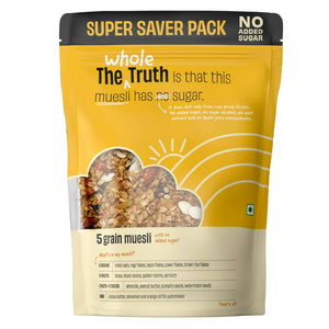 The Whole Truth 5 Grain Muesli (No Added Sugar) - Distacart