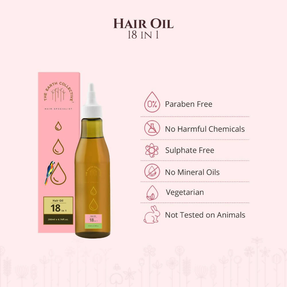 The Earth Collective 18 In 1 Hair Oil - Distacart