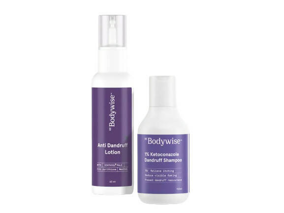 BeBodywise 1% Ketoconazole Dandruff Shampoo and Anti Dandruff Lotion - Distacart