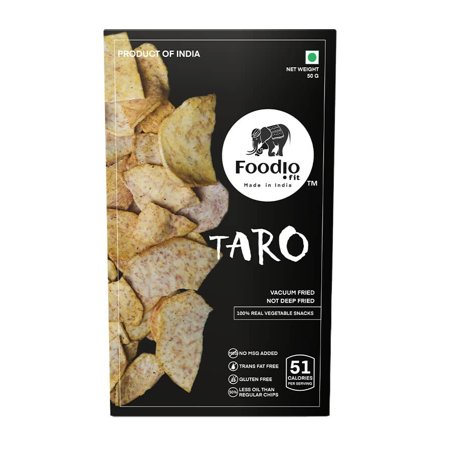 Foodio Taro Vacuum Fried Chips - Distacart