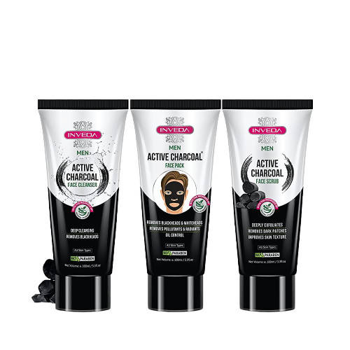 Inveda Active Charcoal Kit For Men