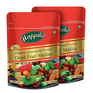 Happilo Premium International Dried Tropical Fruit Medley - Distacart
