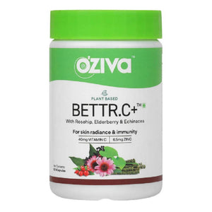 OZiva Plant Based Bettr.C+ With Rosehip, Elderberry & Echinacea
