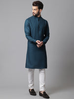 Thumbnail for Even Apparels Green Kurta With Band Collar - Distacart