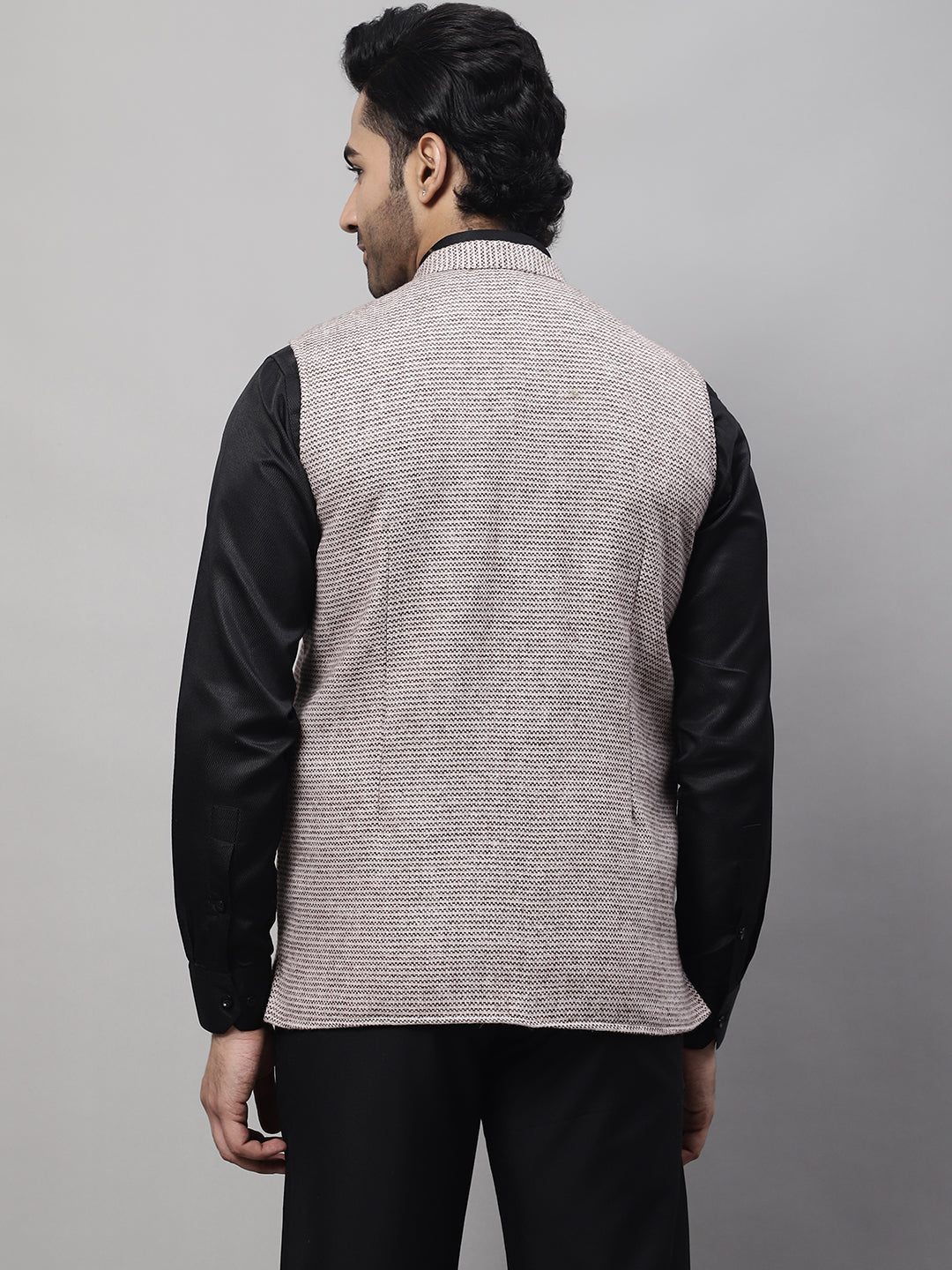 Even Apparels Men's Cream Pure Wool Nehru Jacket - Distacart