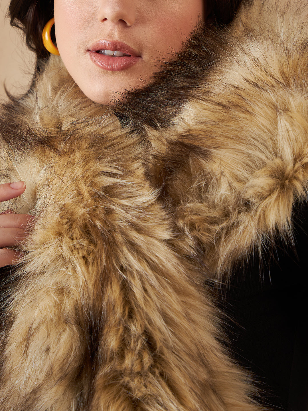 InWeave Women's Cat Print Faux Fur Neck Warmer - Distacart