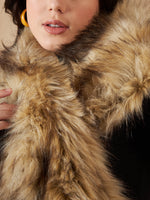 Thumbnail for InWeave Women's Cat Print Faux Fur Neck Warmer - Distacart