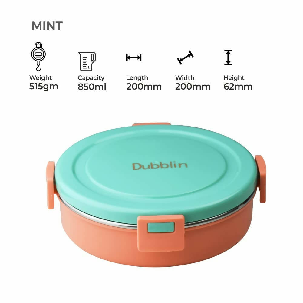 Dubblin Mint Stainless Steel Lunch Box - Distacart