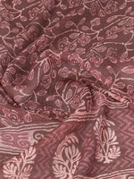 Thumbnail for Kalini Floral Block Print Saree - Distacart