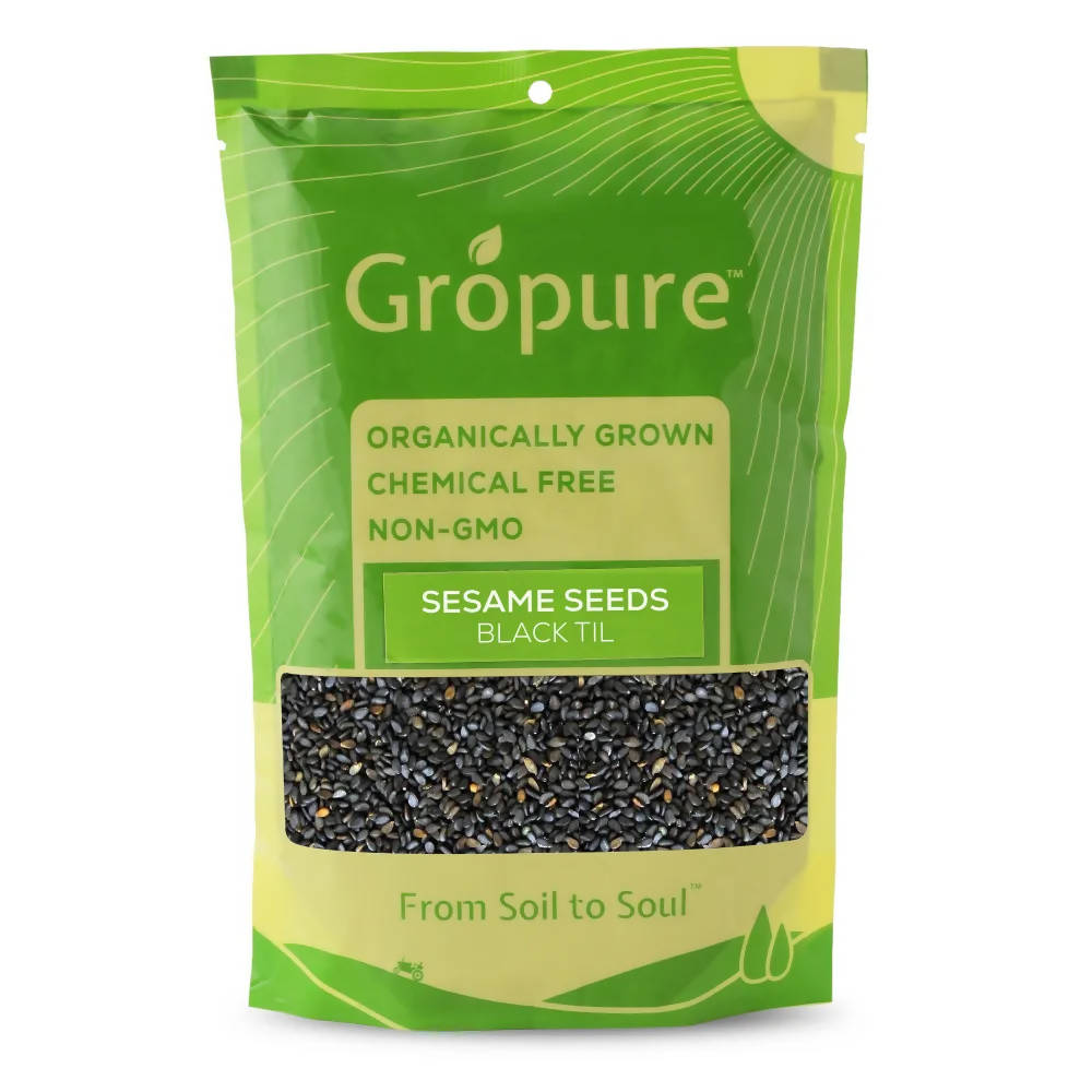 Gropure Organic Sesame Seeds Black - Distacart