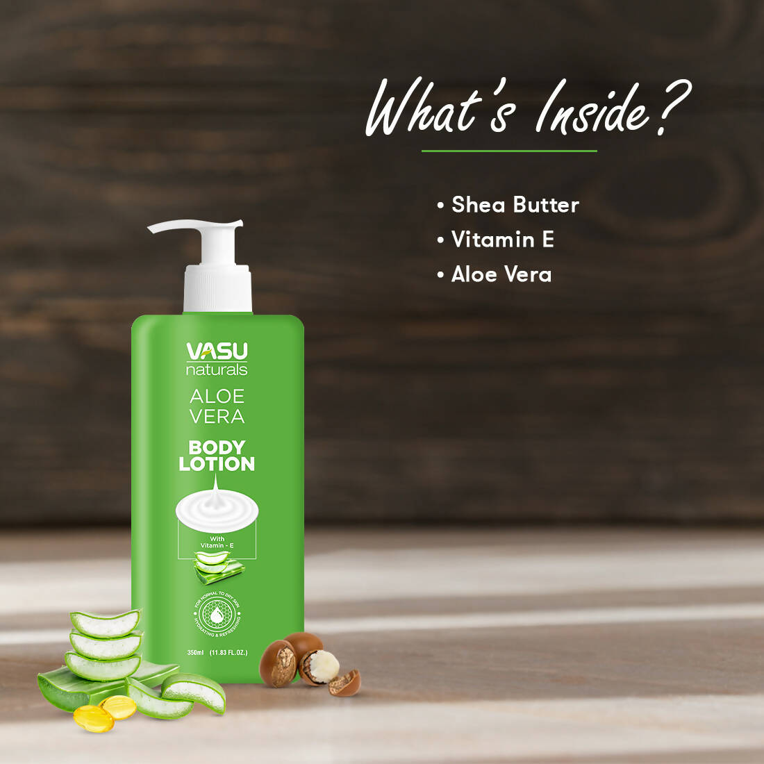 Vasu Naturals Aloe Vera Body Lotion - Distacart