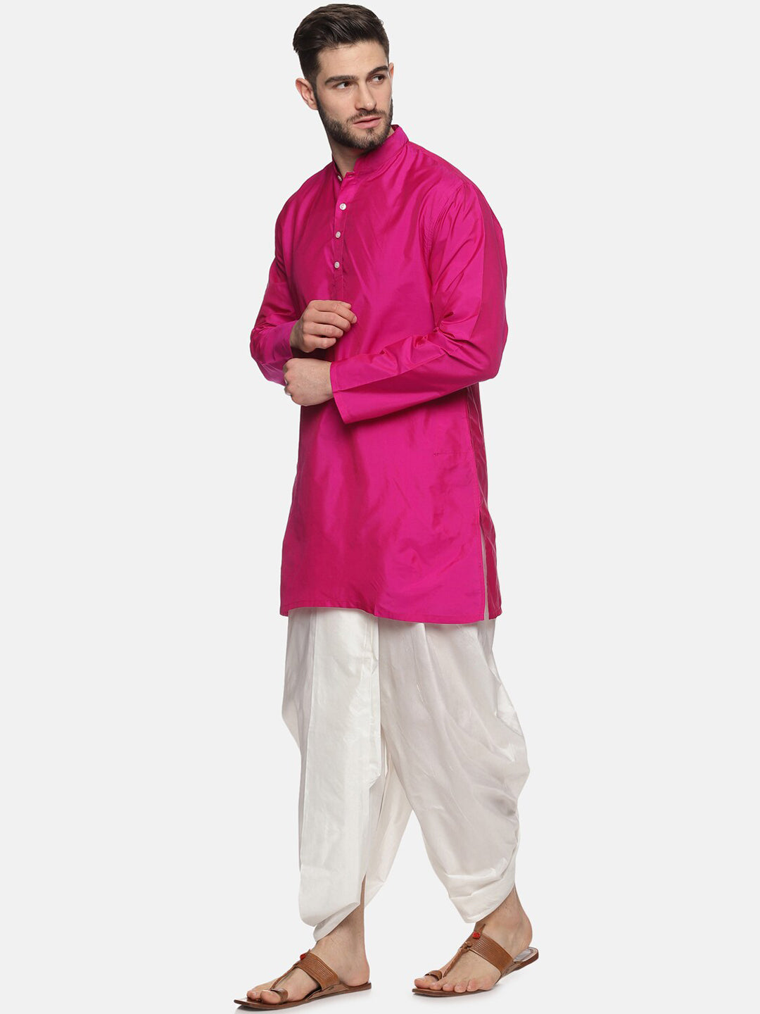 Sethukrishna Men Rose Kurta with Trousers - Distacart