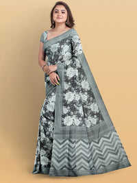 Thumbnail for Kalamandir Floral Printed Banarasi Saree - Distacart