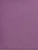 Thumbnail for Sangria Women Purple Solid Georgette Saree with Embellished Belt - Distacart
