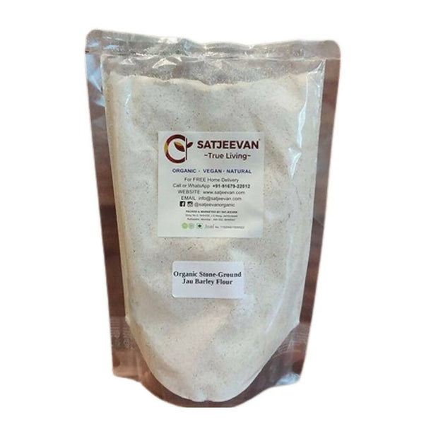 Satjeevan Organic Stone-Ground Jau Barley Flour - Distacart