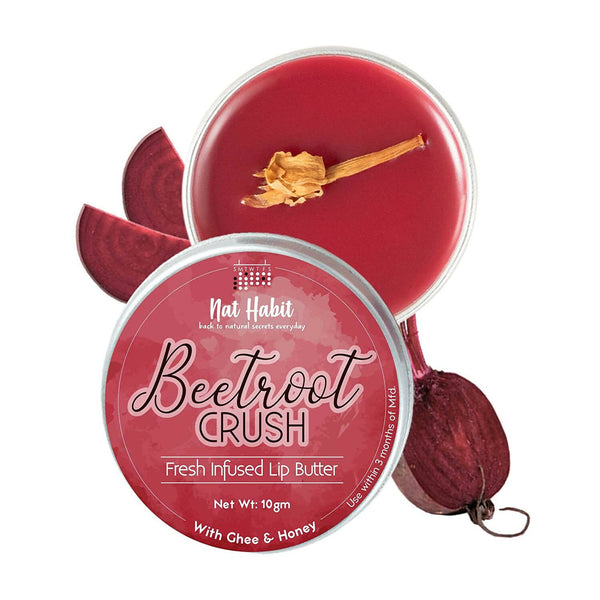 Nat Habit Beetroot Crush Lip Balm - Distacart