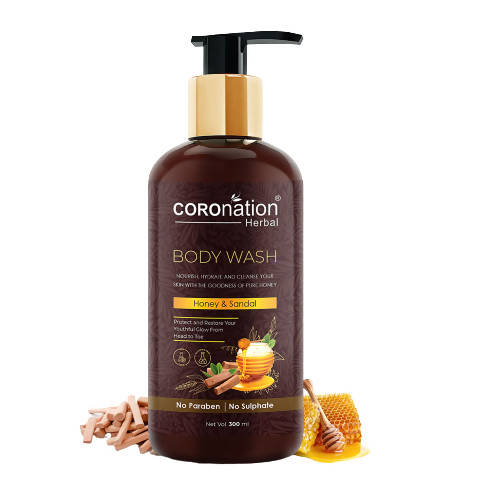 Coronation Herbal Honey and Sandal Body Wash - Distacart