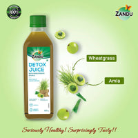 Thumbnail for Zandu Detox Juice with Wheatgrass & Amla