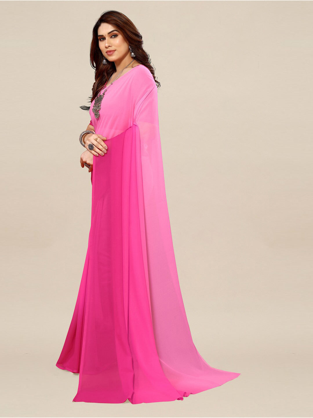 Kalini Ombre Dyed Saree - Distacart