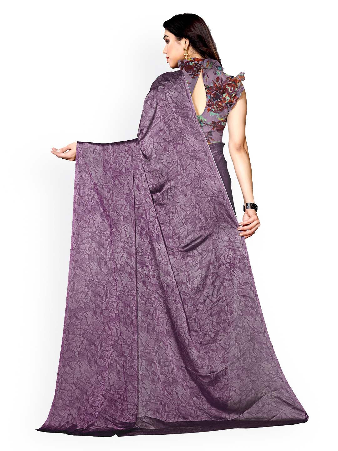 Kalini Purple Saree - Distacart