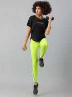 Thumbnail for MKH Women Typography Printed Dri-FIT Sports T-shirt - Distacart