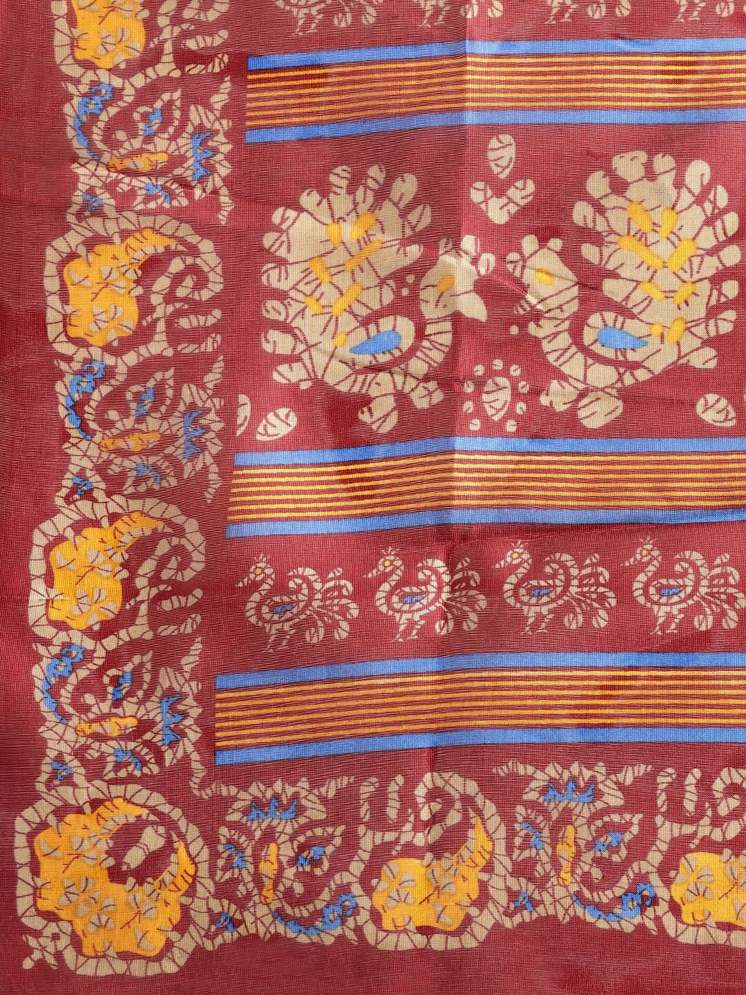 Saree Mall Ethnic Motifs Art Silk Ikat Sarees - Distacart