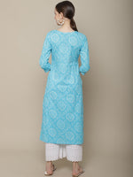 Thumbnail for Sangria Women Bandhani Printed Kurta - Distacart