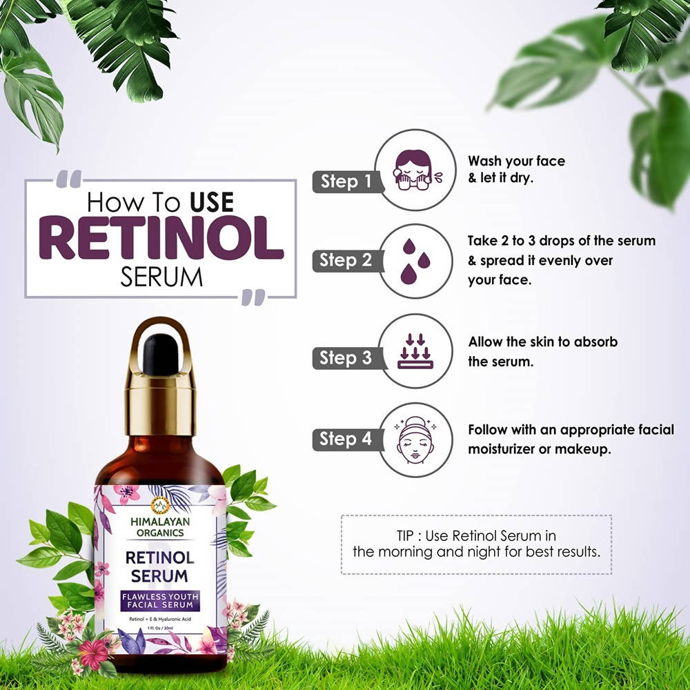 Organics Retinol Serum Flawless Youth Facial Serum