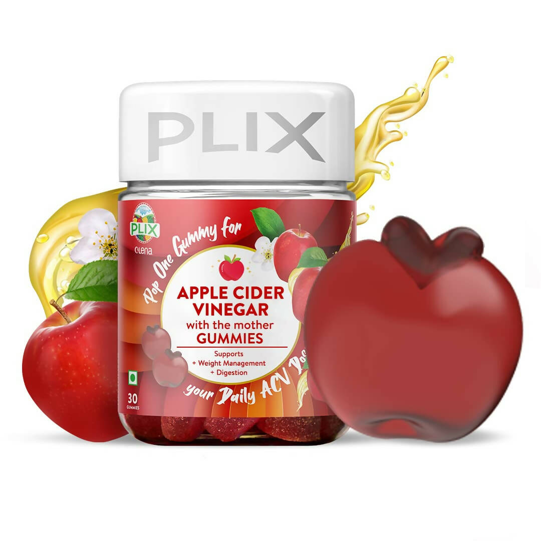 PLIX The Plant Fix Apple Cider Vinegar Gummies for Skin & Hair - Distacart