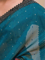 Thumbnail for Koskii Embellished Beads and Stones Tissue Saree - Distacart