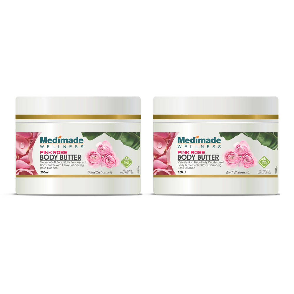 Medimade Wellness Pink Rose Body Butter - Distacart