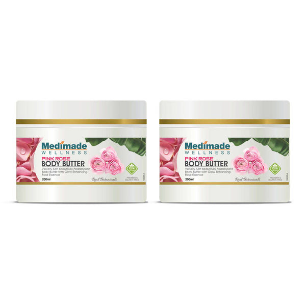 Medimade Wellness Pink Rose Body Butter - Distacart