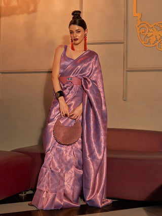 Saree Mall Woven Design Zari Silk Blend Kanjeevaram Saree - Distacart