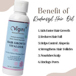 Thumbnail for Vigini 1% Redensyl Hair Growth Vitalizer Hair Care Tonic Oil for Men Women - Distacart