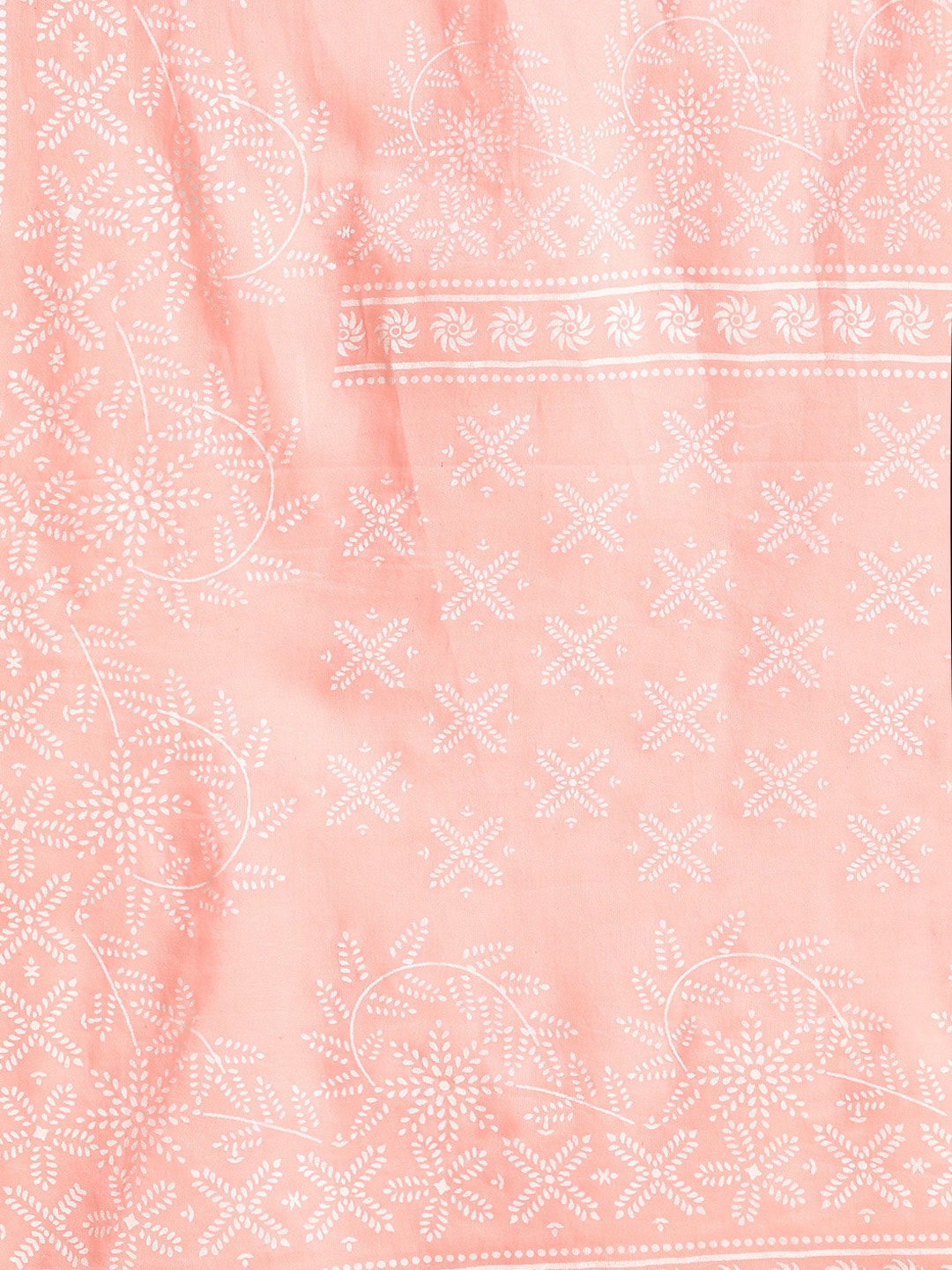 Sangria Women Pink Embroidered Thread Work Pure Cotton Kurta with Trousers & With Dupatta - Distacart