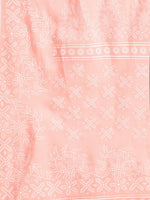 Thumbnail for Sangria Women Pink Embroidered Thread Work Pure Cotton Kurta with Trousers & With Dupatta - Distacart