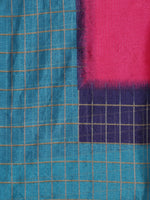 Thumbnail for Saree Mall Pink & Purple Colourblocked Bhagalpuri Saree - Distacart