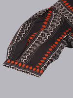 Thumbnail for Kalini Women Black Geometric Printed Quirky Anarkali Kurta - Distacart