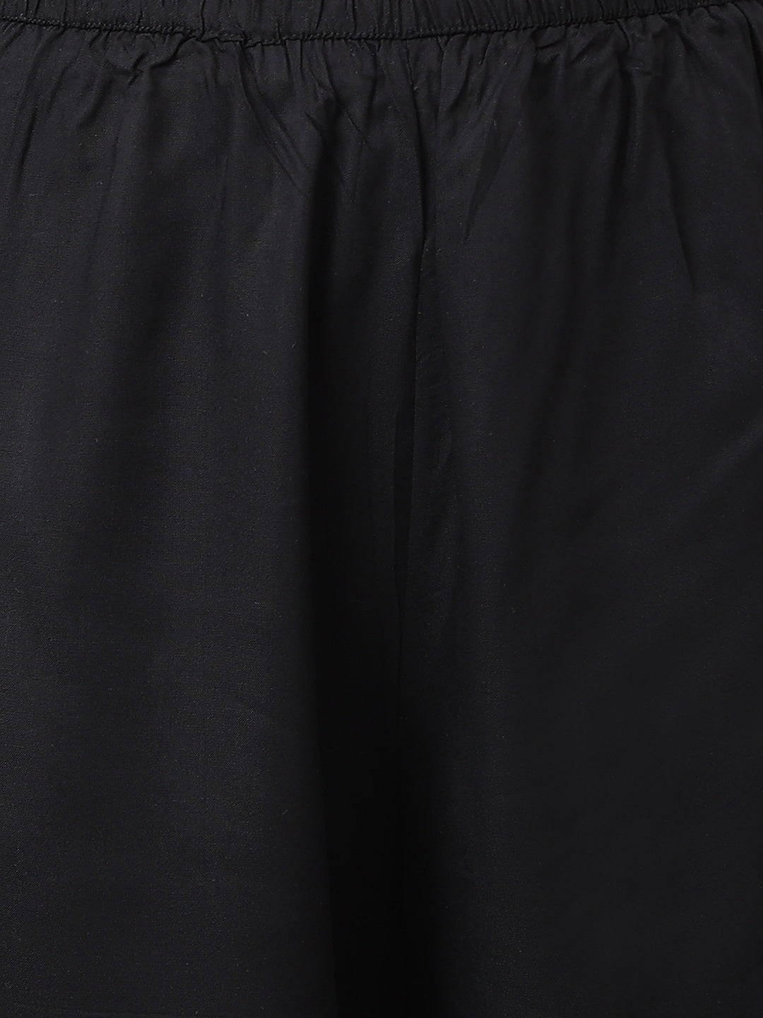 Khushal K Women Black Floral Printed Gotta Patti Kurta with Trousers & With Dupatta - Distacart