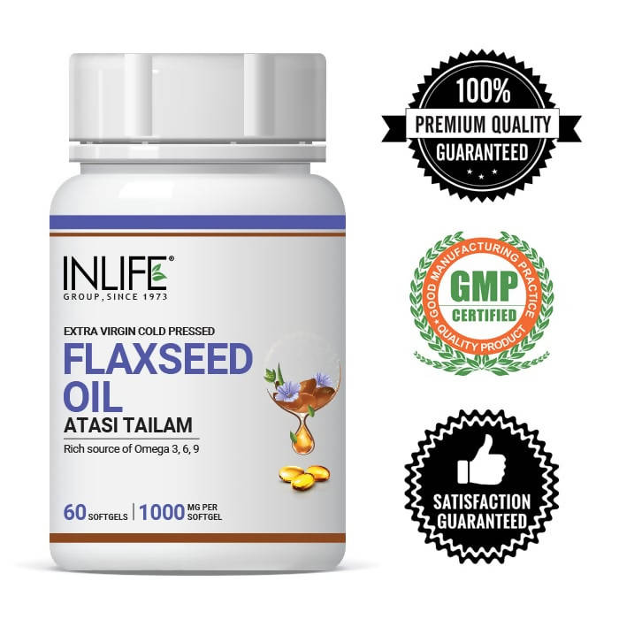 Inlife Flaxseed Oil Atasi Tailam Capsules