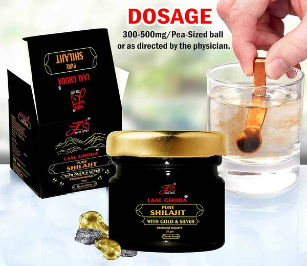 Laal Ghoda Pure Sj With Gold & Silver - Distacart