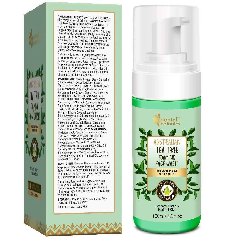 Oriental Botanics Australian Tea Tree Foaming Face Wash
