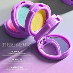 Gush Beauty Eye Like It Stacked - KPOP - 4 in 1 - Purple Rain, Sunshine Yellow, Blue Lagoon & Pop Pink - Distacart