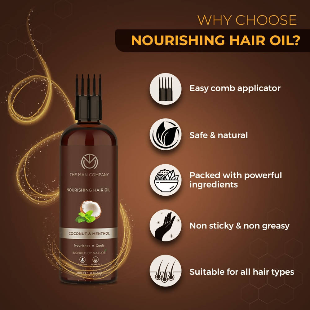 The Man Company Nourishing Hair Oil - Distacart