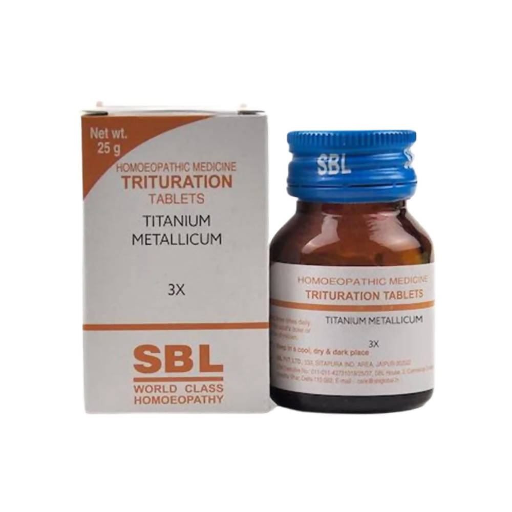 SBL Homeopathy Titanium Metallicum Trituration Tablets - Distacart