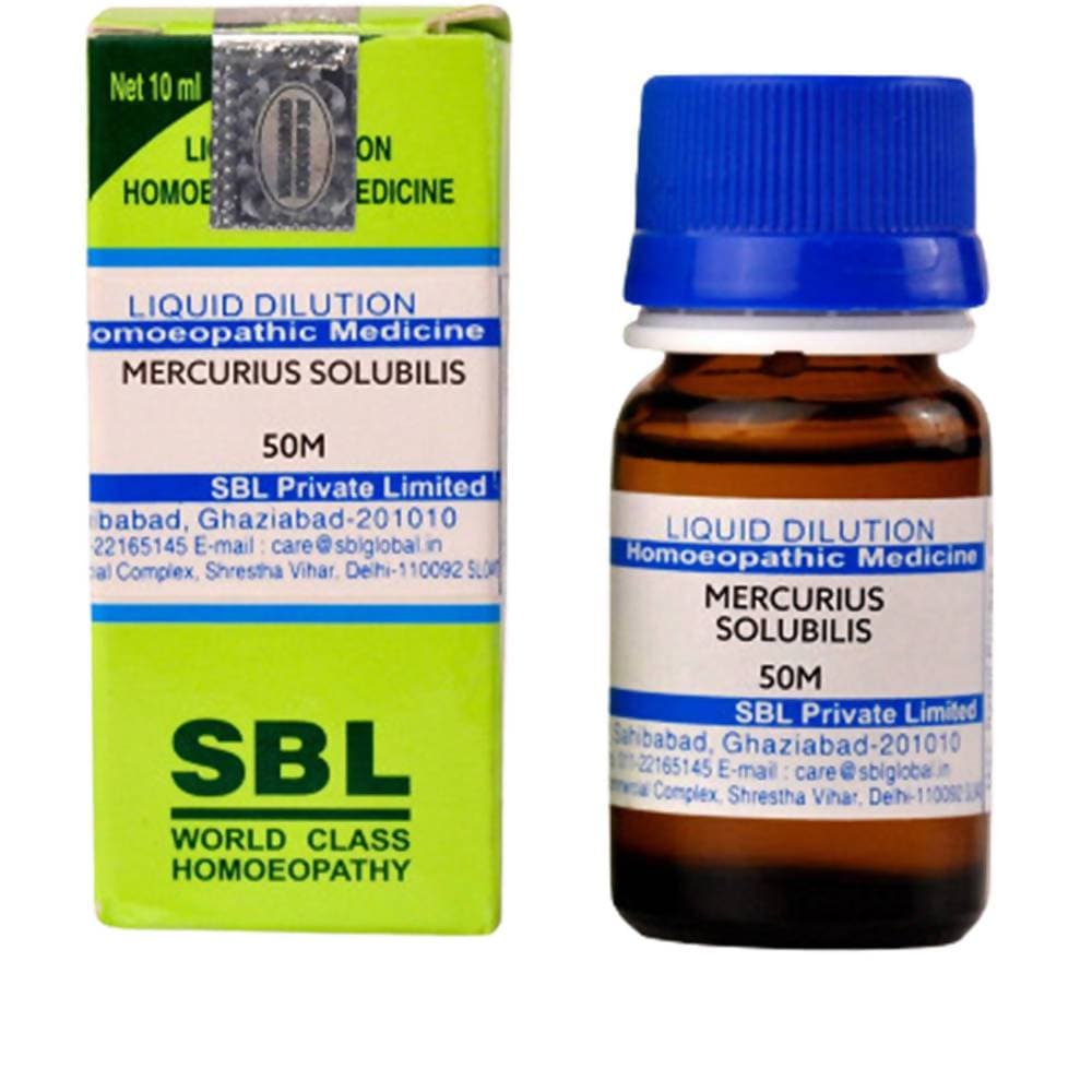 SBL Homeopathy Mercurius Solubilis Dilution
